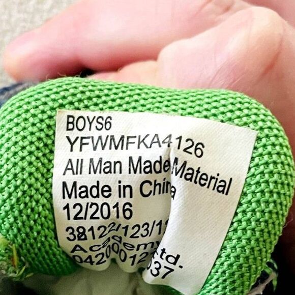 Magellan Baby Boy's Outdoor Sneakers Tennis Shoes Green Blue Size 6 Toddler - Picture 8 of 8